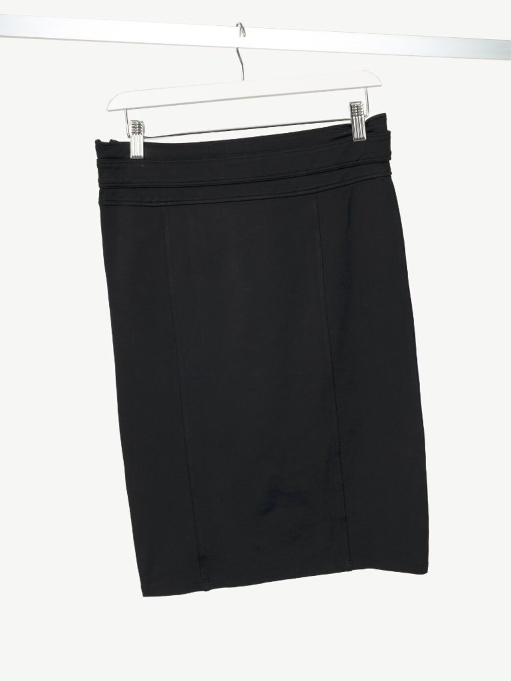 Gucci Black Jersey Bamboo-Belt Pencil Skirt - Picture 2 of 9